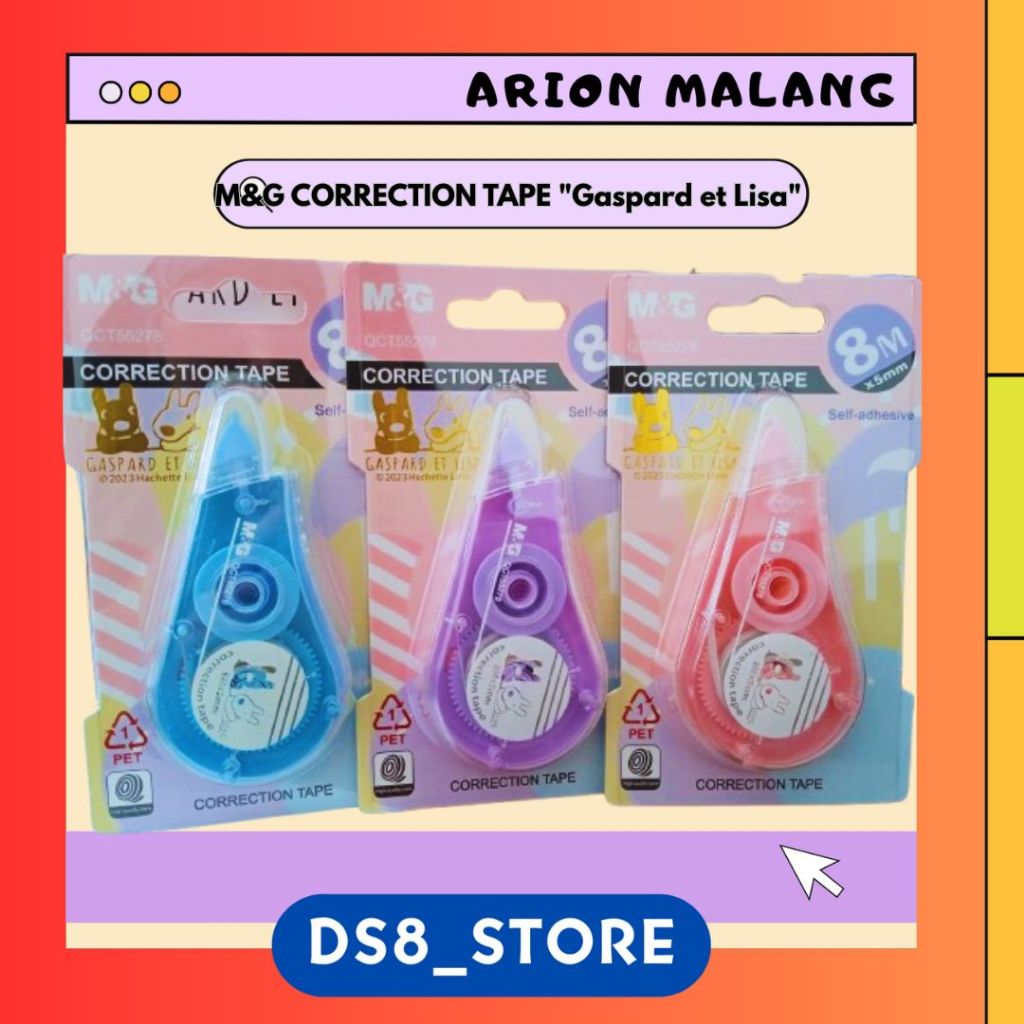 

M&G Correction Tape "Gaspard et Lisa" 8M QCT55278