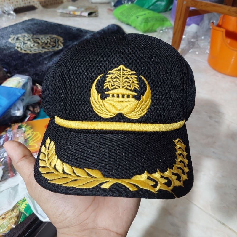 Topi ASN PREMIUM  / TOPI KHAKI PNS / TOPI PNS COKLAT / Topi KORPRI / Topi PNS / Topi PEMDA / Topi PE