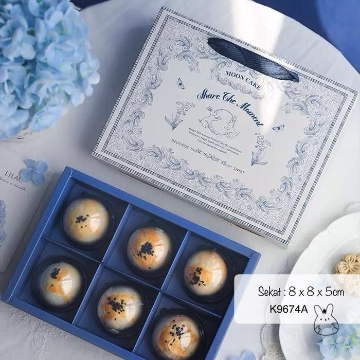 

(5pcs) Kotak Mooncake K9674 dus Kue Bulan Box Packaging Mooncakely | K96