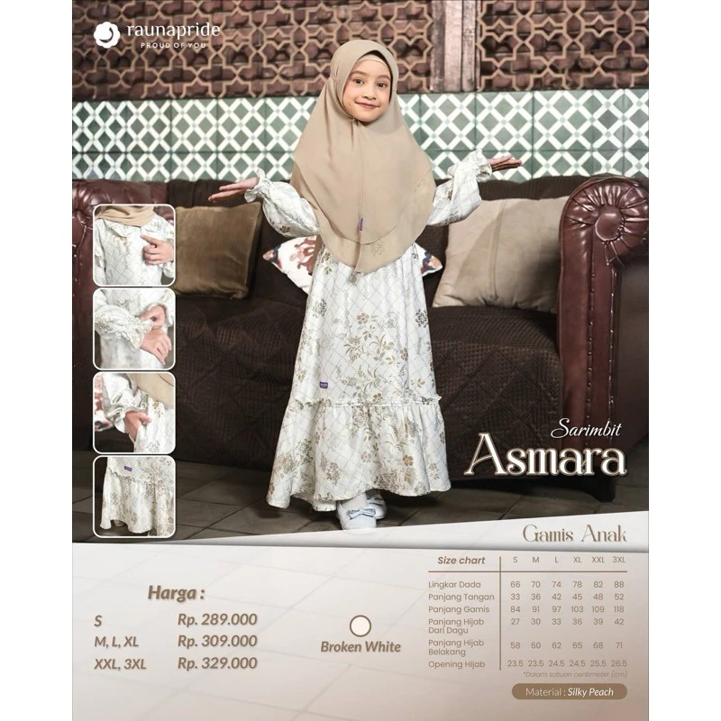 RAUNAPRIDE SARIMBIT ASMARA GAMIS ANAK