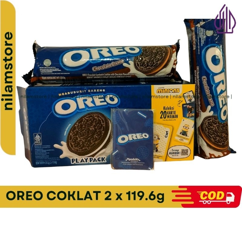 

Oreo dapat 2 pack /Oreo/Oreo murah/Oreo Vanila / Oreo Coklat