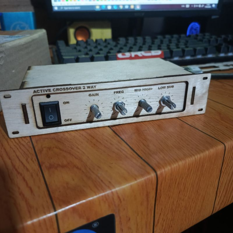 box crossover 2 way 4 potensio