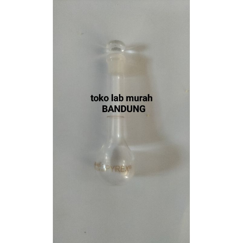 labu ukur 10ml pyrex grade A,tutup glass