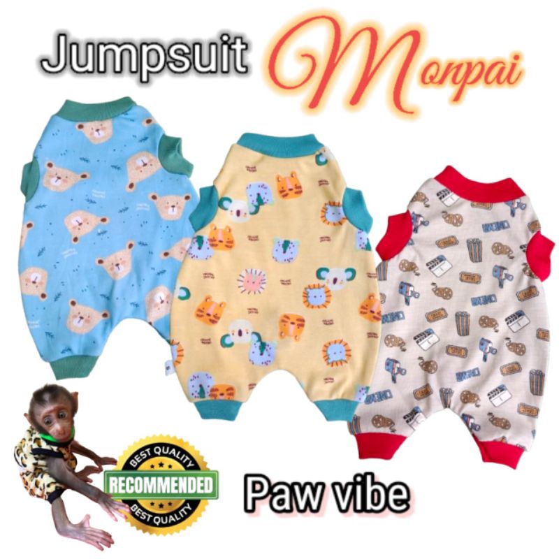 Jumpsuit Monyet Unik Kekinian – Baju Kostum Peliharaan untuk Primata Mini & Monyet Kecil