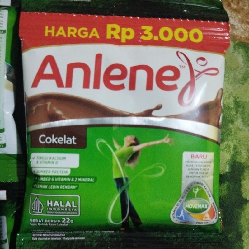 

Anlene sachet coklat