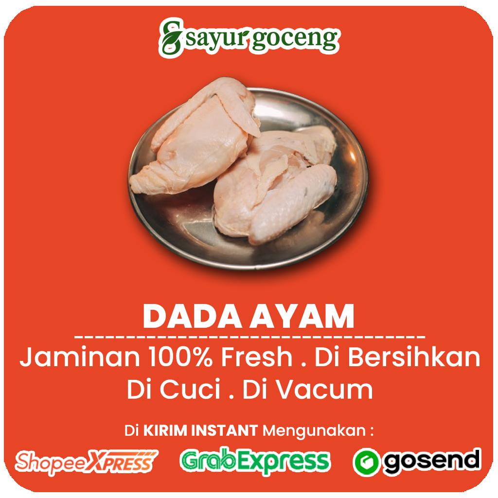 

Dada Ayam Negeri Segar – Daging Tebal & Empuk, Siap Masak Harian | Sayur Goceng Palembang