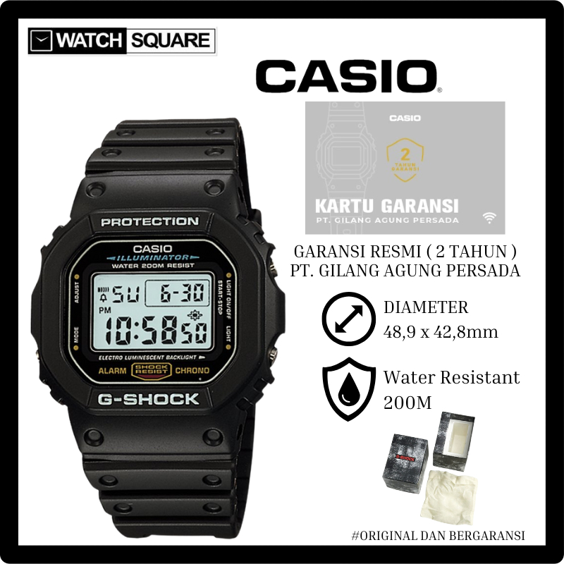 Jam tangan pria Casio GSHOCK DW-5600E-1VDF