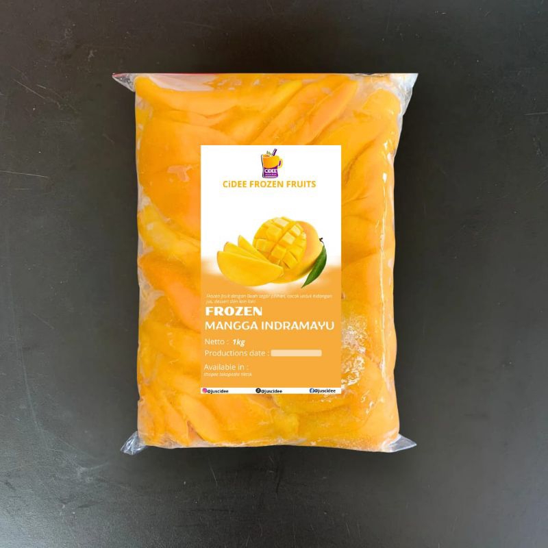 

Buah frozen mangga indramayu / Frozen mangga / Buah mangga beku 1 kg