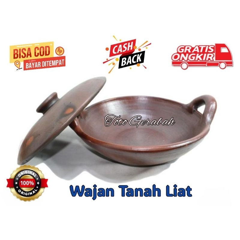 WAJAN SUPER JUMBO BESAR  WAJAN TANAH LIAT