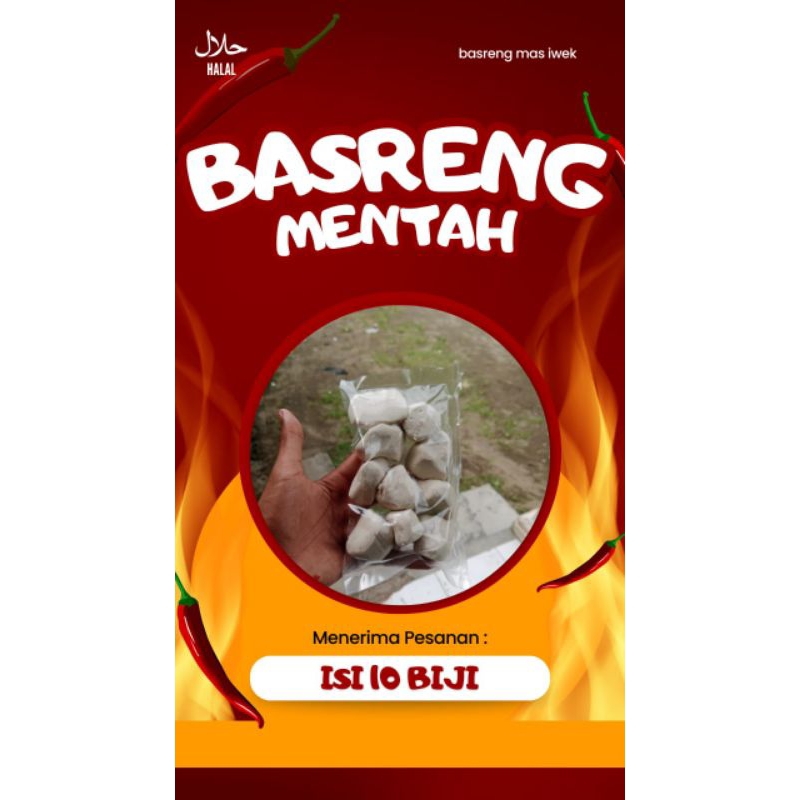 

PABRIK BASRENG" ISI 10 BIJI