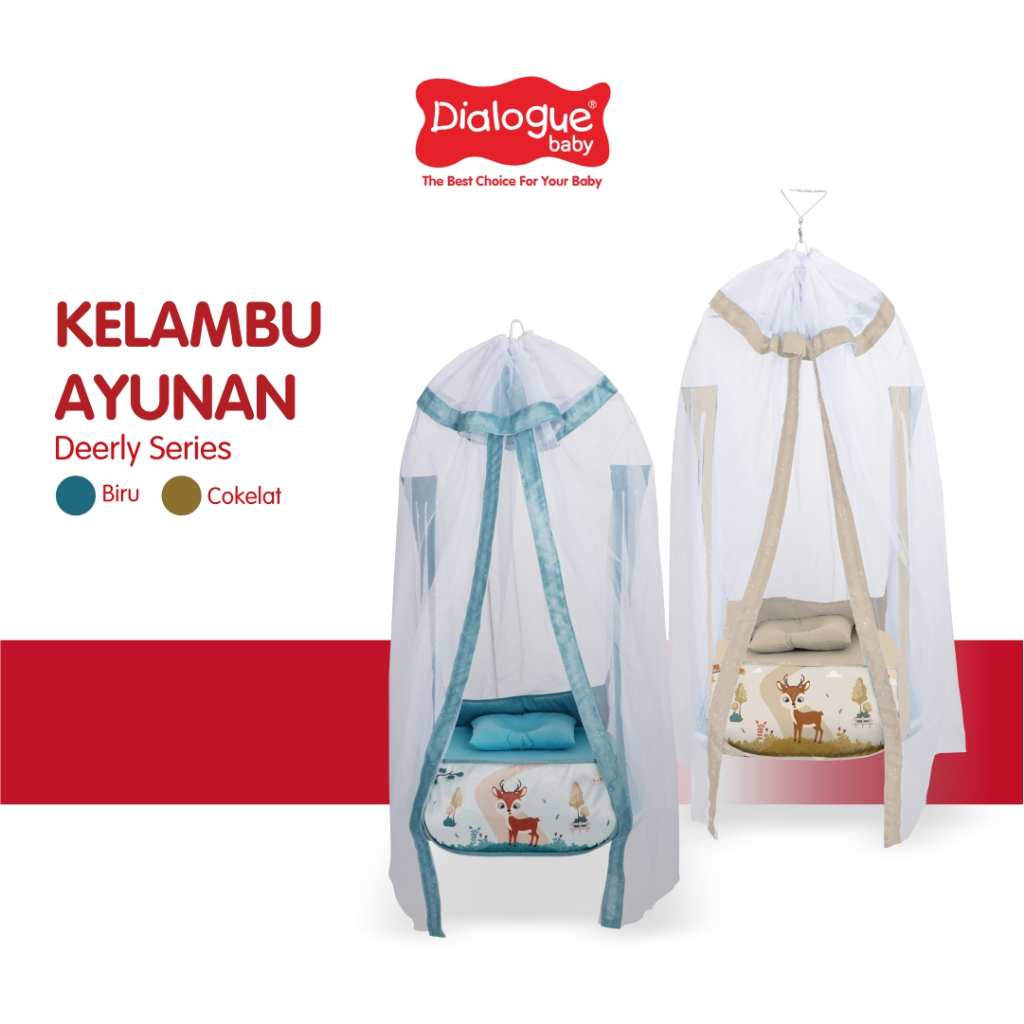 Dialogue Baby Kelambu Ayunan Print SB Deerly Series DLK0049