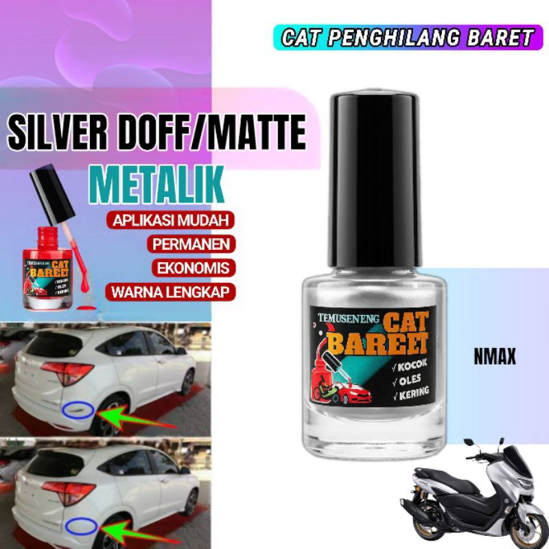 Silver Doff Cat Penghilang Baret Goresan Lecet Mobil Motor