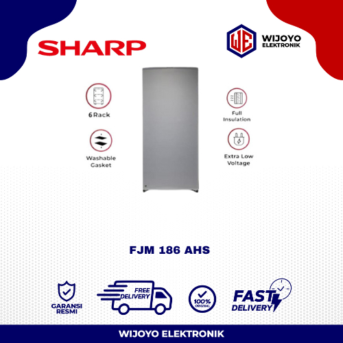 (KHUSUS LUAR KOTA) SHARP FREEZER FJM 186 NSS FREESER ES BATU ASI DLL