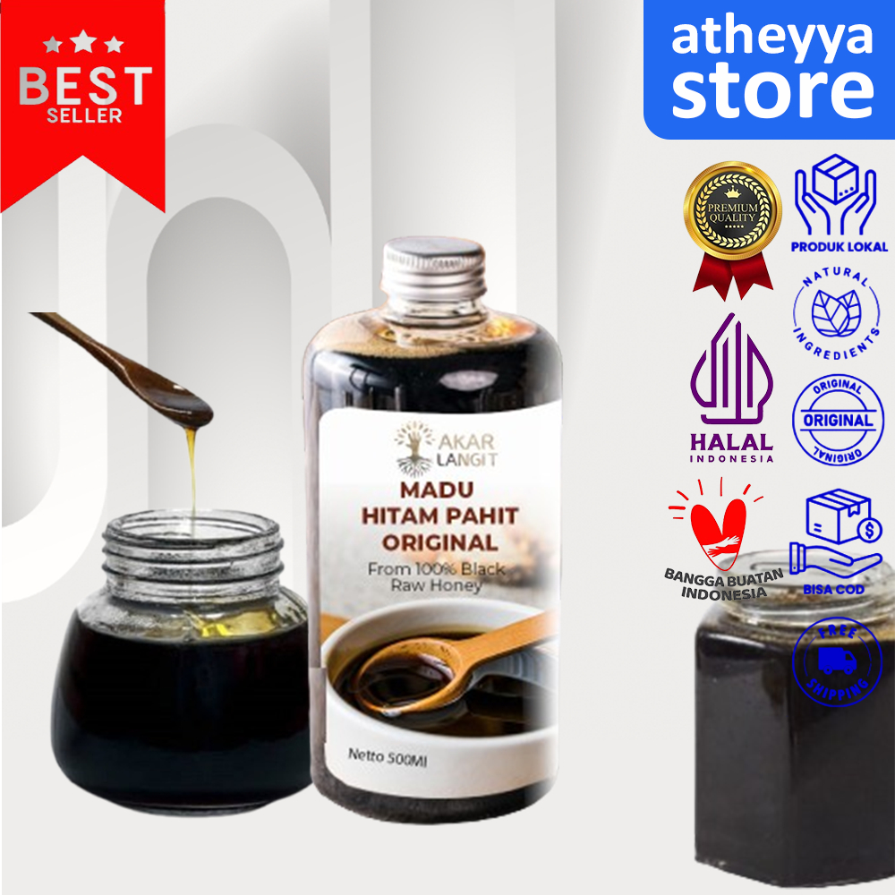 

Madu Hitam Pahit 250ml - Black Honey Asli 100% Original