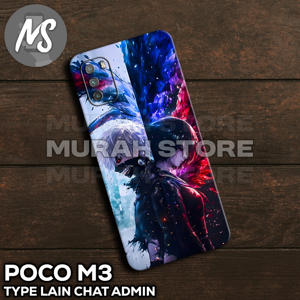 Softcase karet POCO  M3 /MS17/motif Anime/case POCO M3/casing POCO M3 /silikon