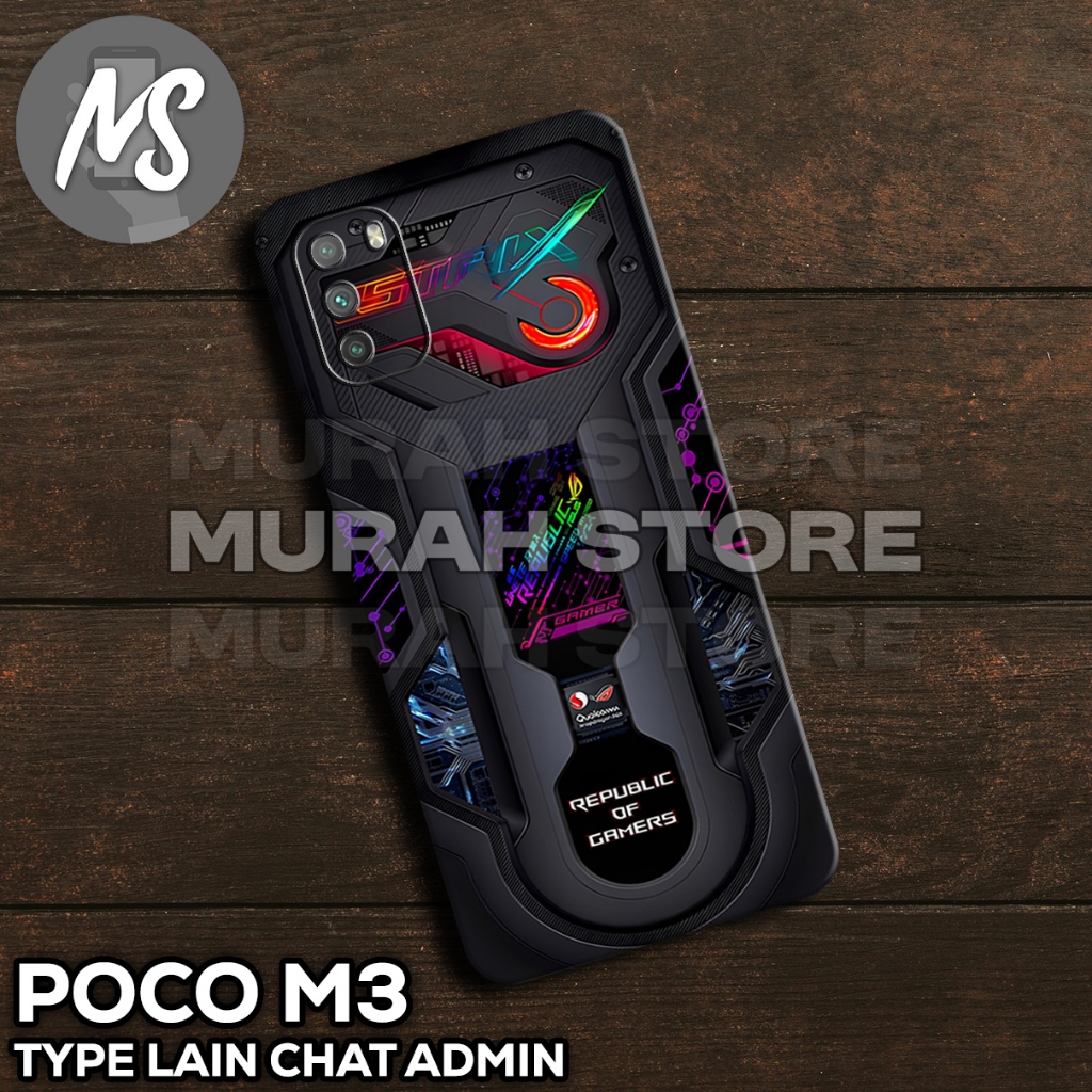 Softcase karet POCO  M3 /MS18/motif GAMING/case POCO M3/casing POCO M3 /silikon
