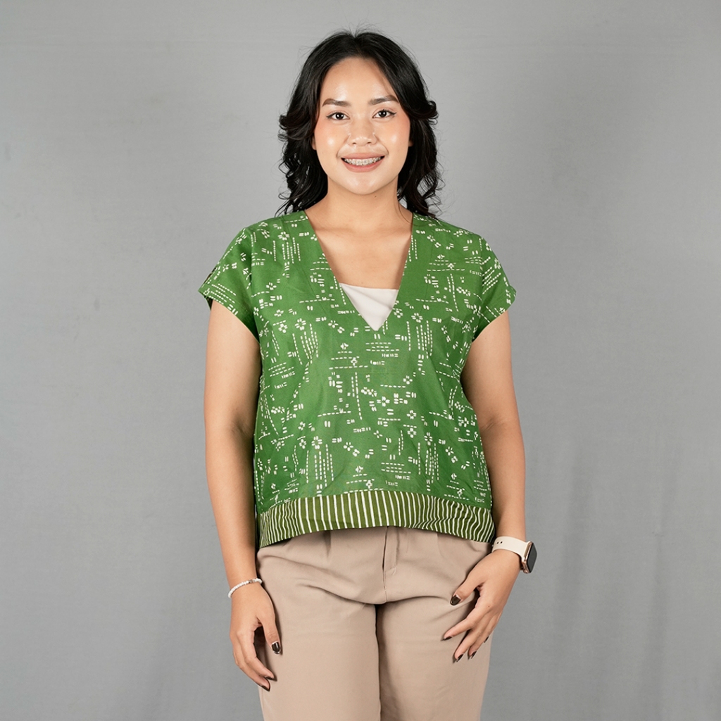 Hamzah Batik - Blus Batik Wanita