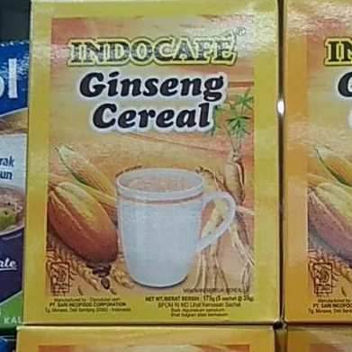 

Indocafe Ginseng Cereal 175 g (5 schts x 35 g )