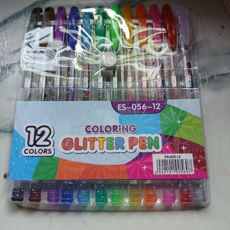 

Pulpen Glitter, Glitter Pen 1Pack 12pcs