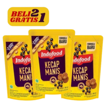 

Indofood Kecap Manis 77gr {Beli 2 Gratis 1}