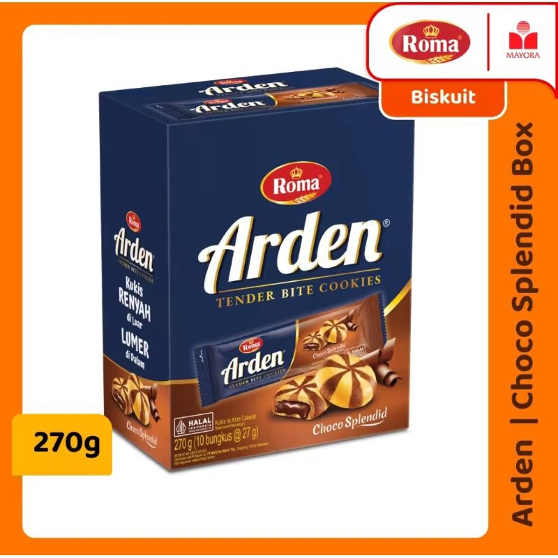 

Roma Arden Choco & Yogurt Strawberry 1 Box Isi 12 Pcs – Cokelat dan Yogurt Lezat, Camilan Premium dari Mayora