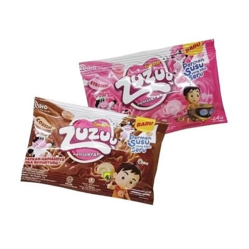 

NANO NANO ZUZUU RENCENGAN//PERMEN SUSU DENGAN RASA COKLAT ATAU STRAWBERRY 10'S