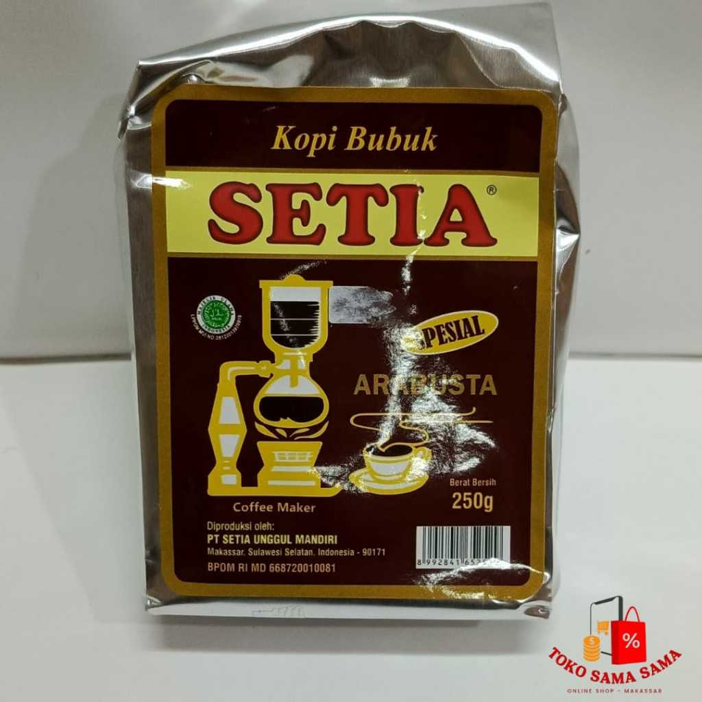 

KOPI BUBUK ASLI TORAJA SETIA ARABUSTA SPESIAL 250 GRAM