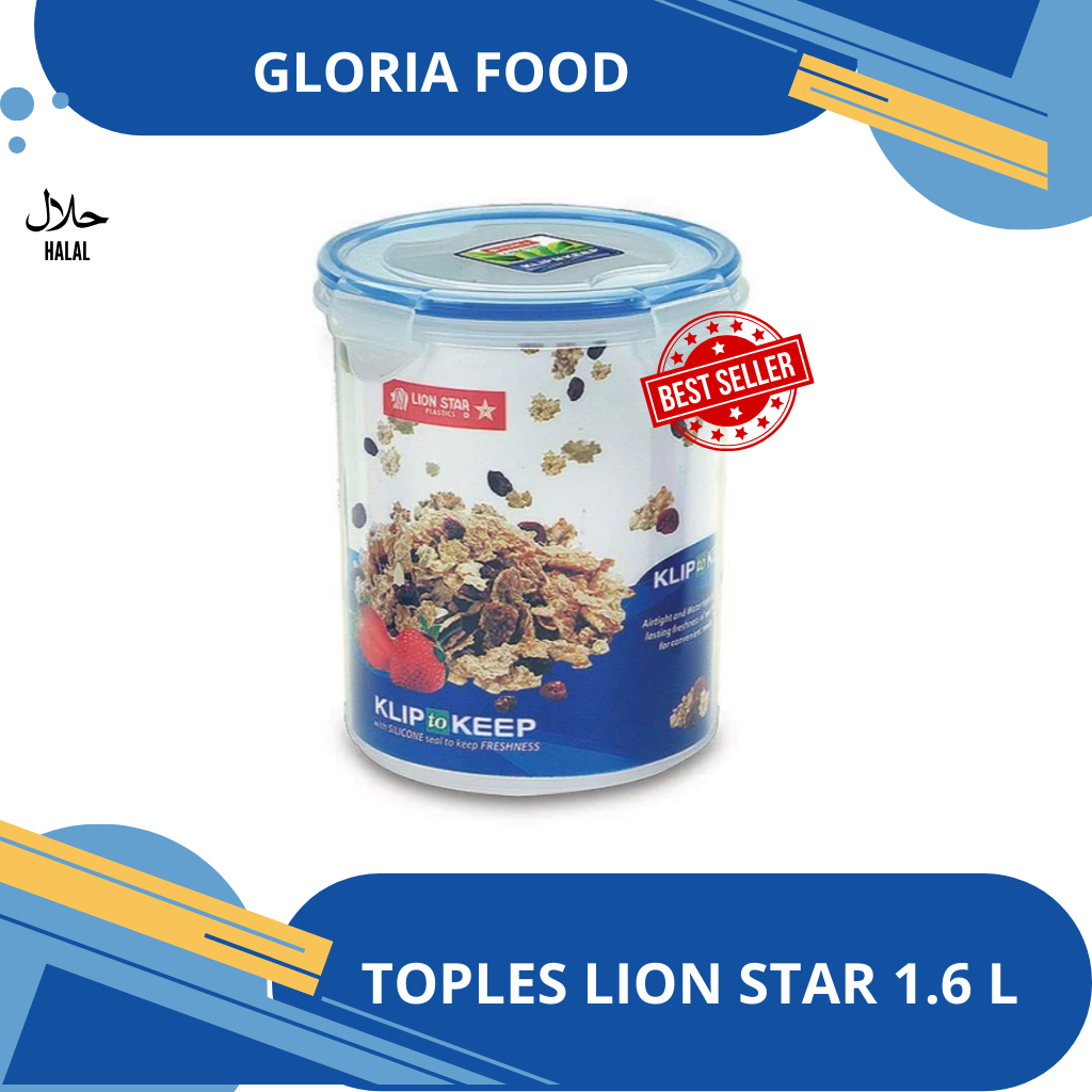 

LION STAR KP 97 KLIP TO KEEP 3204 ( 1.6 LITER ) - TOPLES KEDAP UDARA / KOTAK PENYIMPANAN MAKANAN