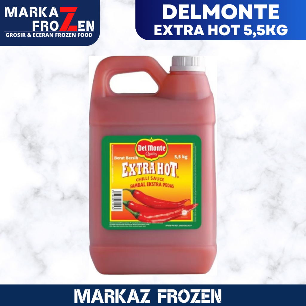 

DELMONTE SAUS SAMBAL EXTRA HOT 5,5KG JIRIGEN