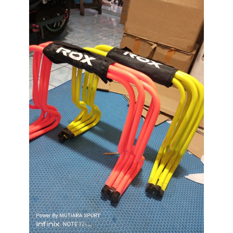 PROMO HARGA 1SET ISI 5 TRAINING HURDLE PRO ROX ORIGINAL TINGGI 40CM 50CM