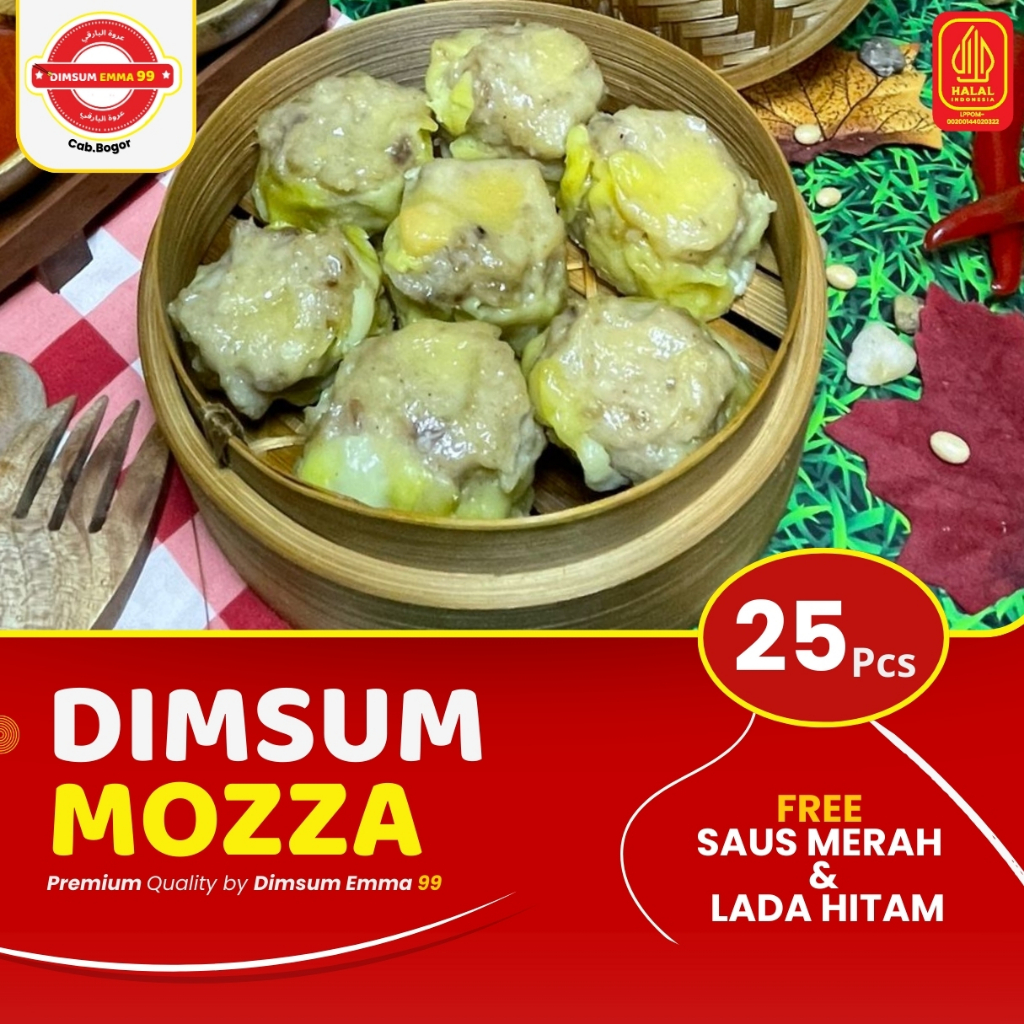 

Terlaris Dimsum Ayam Mozzarella isi 25 pcs Frozen Food Gratis Saos Merah & Lada Hitam