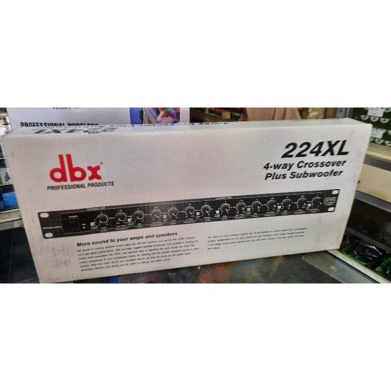 CROSSOVER ORI DBX 224XL 4WAY PLUS SUBWOFER