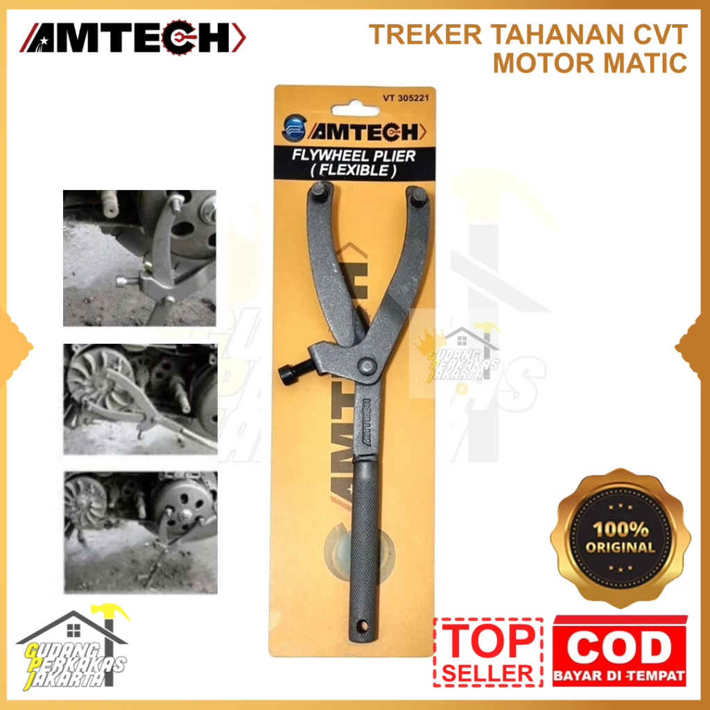 Treker CVT  Tahanan Kopling Motor Matic AMTECH - Kunci CVT Matic ORIGINAL