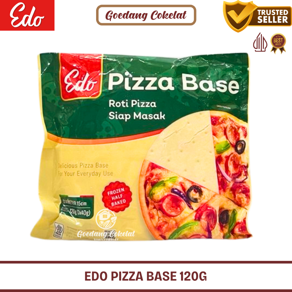 

EDO Pizza Base Isi 3 Adonan Pizza Roti Piza Dough 120gr