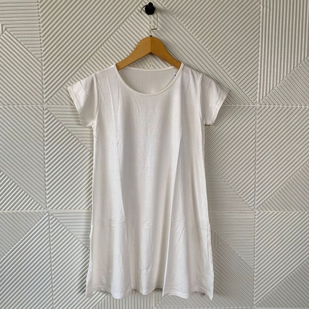 dress wanita terbaru/korean style/dress polos basic lengan pendek wanita/dress wanita/dress polos