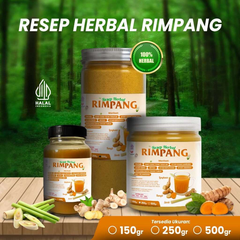 

Kunyit Jahe Merah Lengkuas Sereh Bubuk Murni Tanpa Gula 500gram - Resep Herbal Jsr Rimpang Jahe Merah Sereh - Herbal Rimpang Promil Gerd Lambung