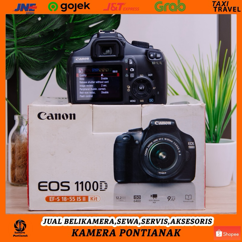 Camera canon eos 1100D + lensa kit