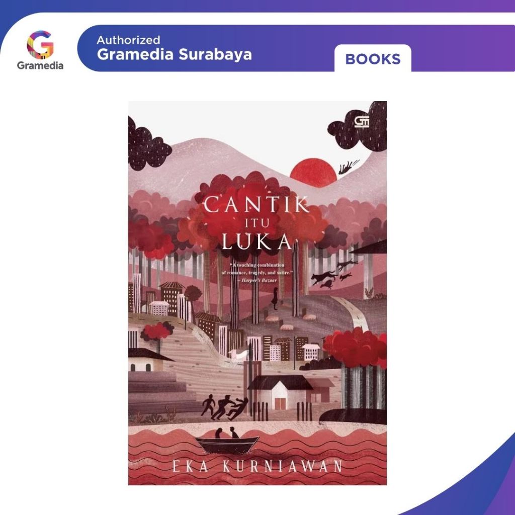 Gramedia Surabaya - Novel Cantik Itu Luka Soft Cover (Eka Kurniawan)