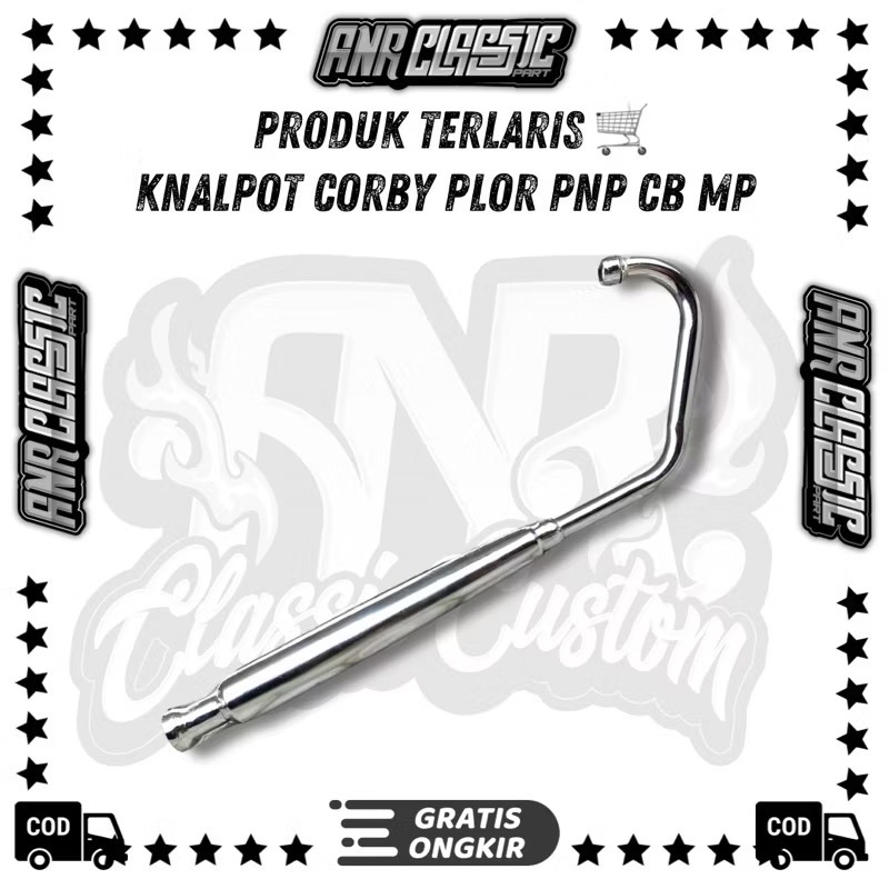 knalpot corby corbi plor pnp mp cb tiger gl cb125