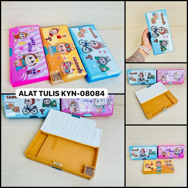 

Kotak Pensil Case Magnet Plastuk Big Viral Labubu Pop Mart The Monsters