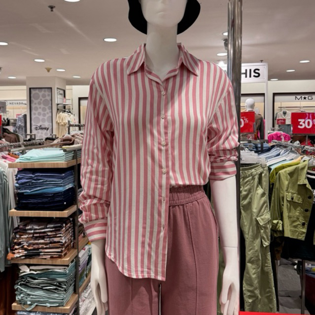 SCOTCH & CO - Kemeja Salur Wanita (S-XL)