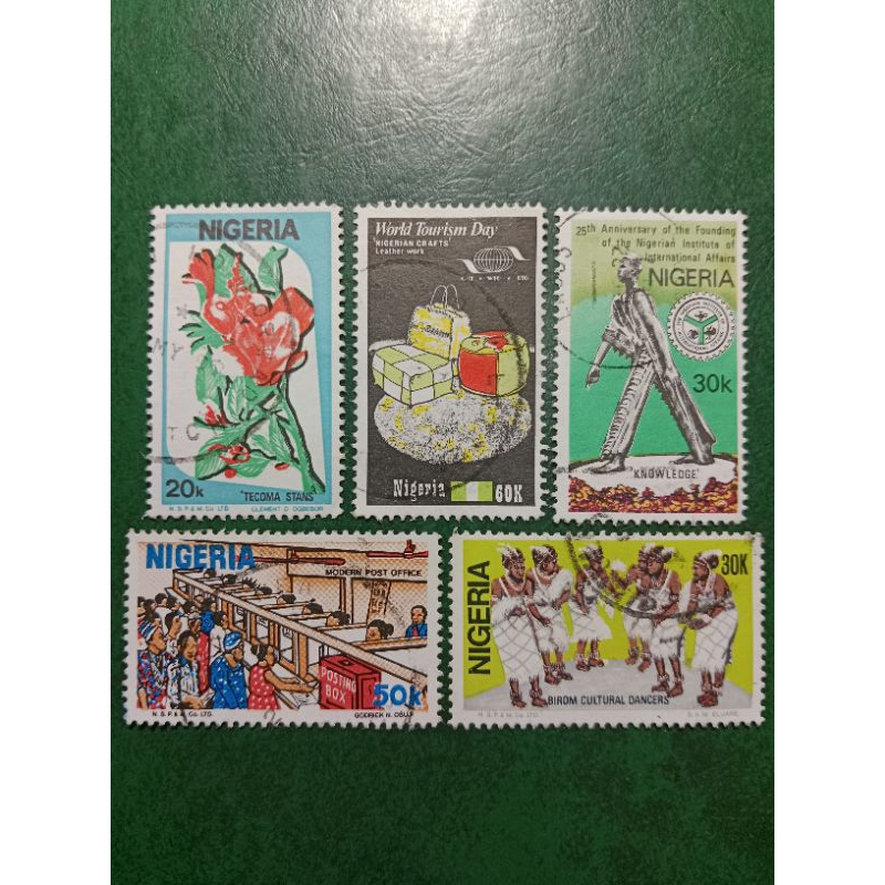 

Prangko Nigeria 5 Pcs Campur USED