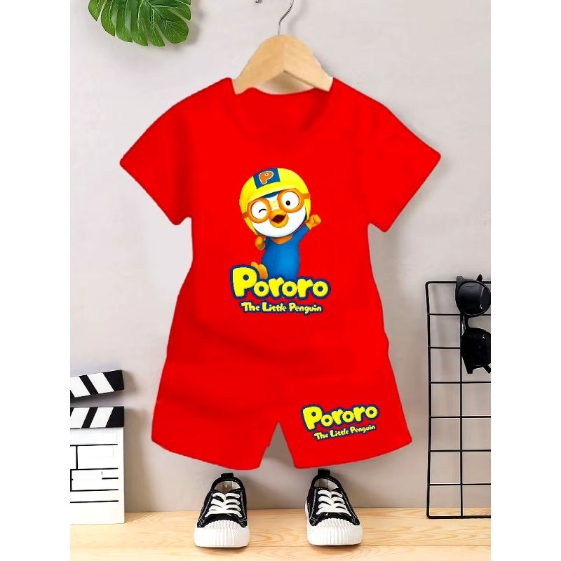 baju pororo warna merah