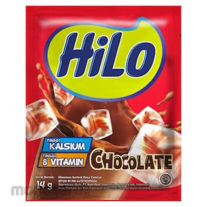 

HILO Chocolate sachet tinggi kalsium - RENCENGAN 10pcs