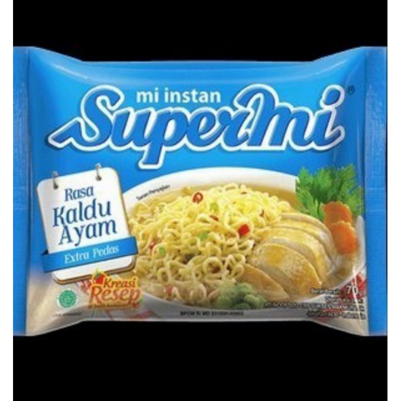 

Supermie rasa kaldu ayam
