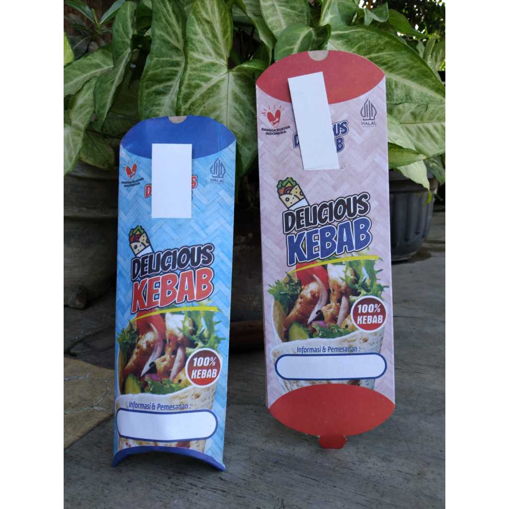 

Kertas Bungkus Kebab Murah - Dus Kebab Terlaris - Wadah Kebab - Kemasan Kebab isi 50pcs