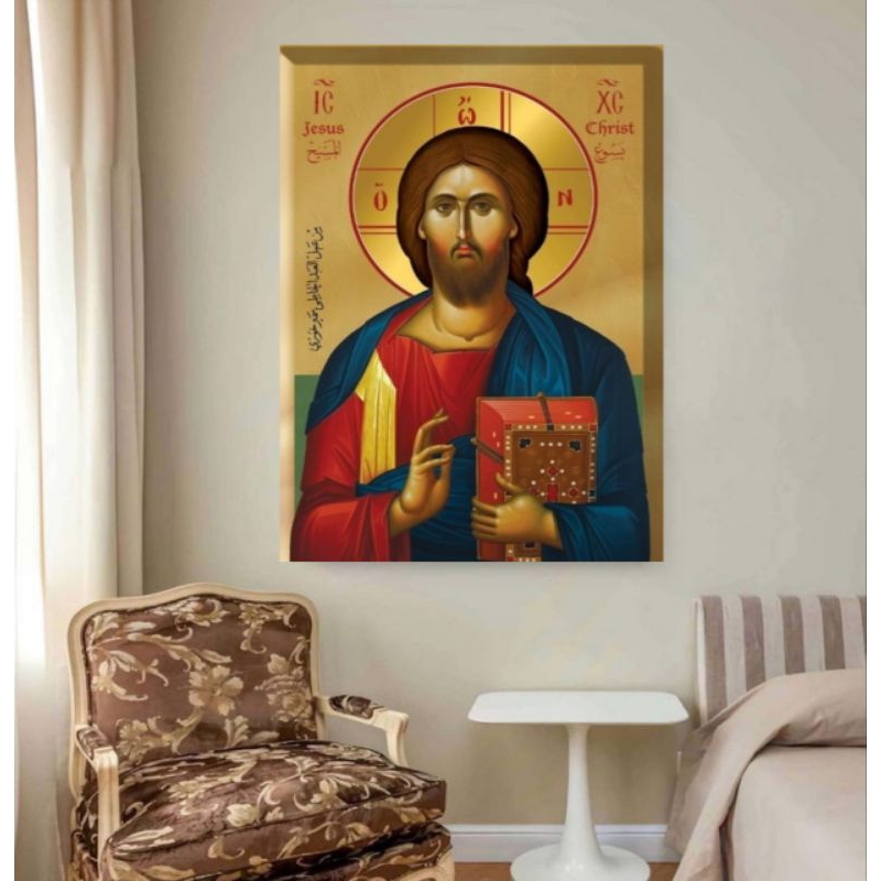 hiasan dinding TUHAN YESUS ORTODOCKS poster cetak,lukisan cetak,kualitas gambar HD,tanpa bingkai