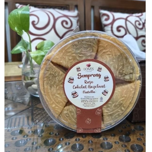 

DIRMAFOOD - Loves Semprong Cokelat Hazelnut / Semprong Nutella
