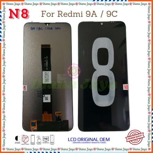 Lcd Touchscreen Xiaomi Redmi 9A / Redmi 9C / Redmi 10A ORI