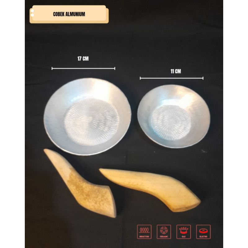 cobek alumunium khas garut(_GRATIS_ULEKAN_)